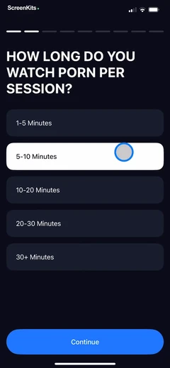 CURE- Quit Porn Addiction mobile app UI screen 7