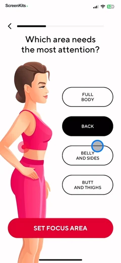 Wall Pilates by Fit & Lean mobile app UI screen 9