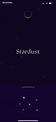 Stardust Period Tracker mobile app UI screen 7