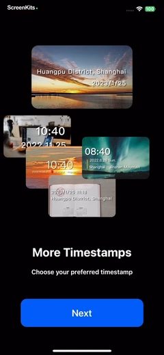 Timestamp Camera- Time stamp mobile app UI screen 10