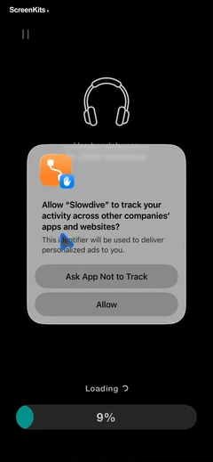 Slowdive - Meditation & Mantra permissions UI screen 3