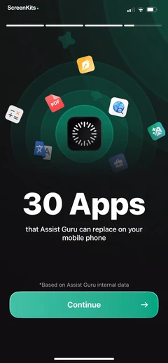 Ask Assist - AI Chat Bot mobile app UI screen 12