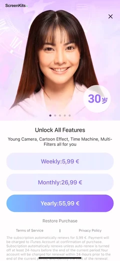 Piscmate - Photo Editor paywalls UI screen 3