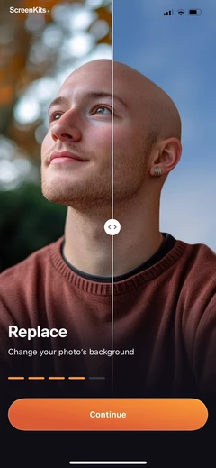 AI Photo Editor- Lynsify mobile app UI screen 11