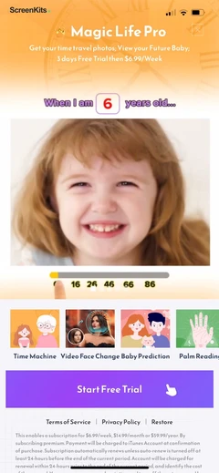 Magic Life-Face Swap&Effects paywalls UI screen 7