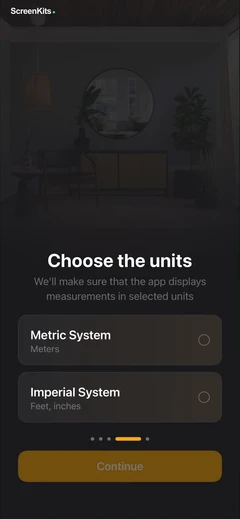 The Tape Measure & 3D Scanner mobile app UI screen 8