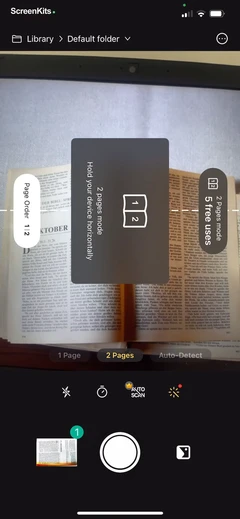 vFlat Scan - PDF & OCR Scanner mobile app UI screen 6