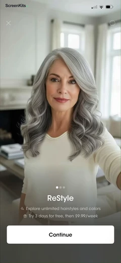 ReStyle - AI Hairstyle Try On paywalls UI screen 5