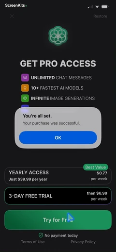 genora-ai-chat-bot-assistant mobile app UI screen 11