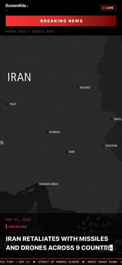 world-monitor-real-time-intel mobile app UI screen 5