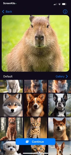 Talking Pet AI- Cat & Dog Talk mobile app UI screen 12