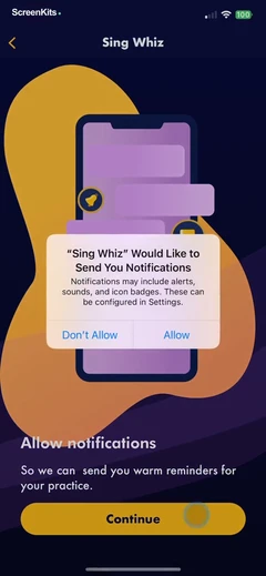 Vocal Range Finder - Sing Whiz mobile app UI screen 8