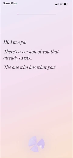 aya-manifest-your-dream-self mobile app UI screen 8