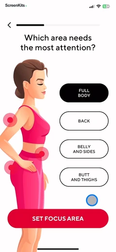 Wall Pilates by Fit & Lean mobile app UI screen 11