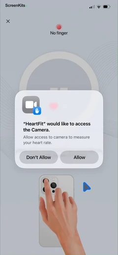 HeartFit - Heart Rate Monitor mobile app UI screen 11