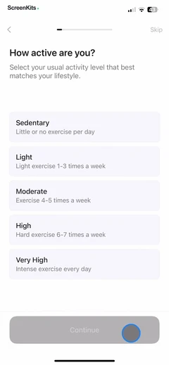 Diet & Food Tracker- EatWell mobile app UI screen 10