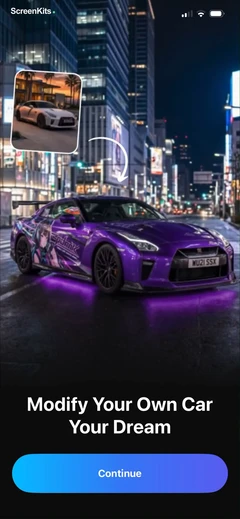 modyfy-ai-car-designer mobile app UI screen 11