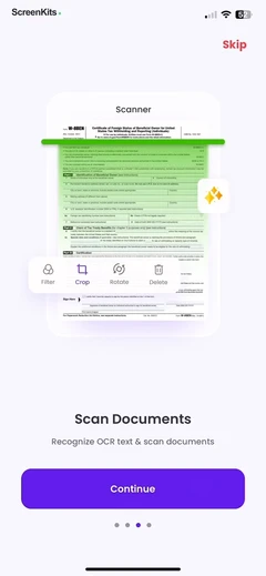 PDF Converter - PDF Editor・ mobile app UI screen 7