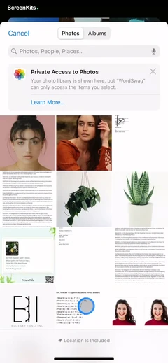 Word Swag - Cool Fonts mobile app UI screen 5