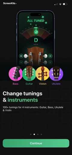 Tuner Pro- Guitar Tuner & Tab mobile app UI screen 6