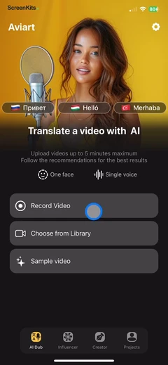 Aviart- AI Photo Generator mobile app UI screen 12
