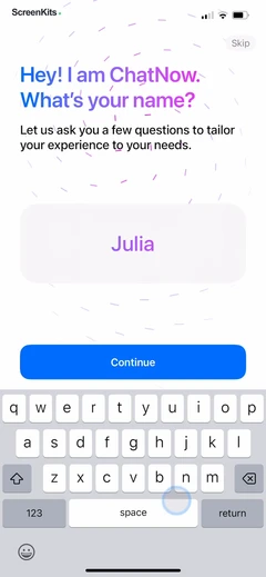 AI Chat Assistant – ChatNow mobile app UI screen 5