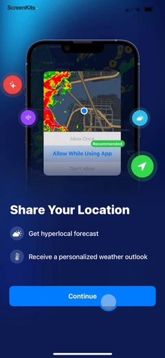 Weather Radar - NOAA Channel mobile app UI screen 4