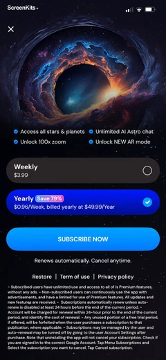 Star Gazer - Astronomy Sky Map paywalls UI screen 10