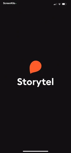 Storytel Audiobooks Library mobile app UI screen 4