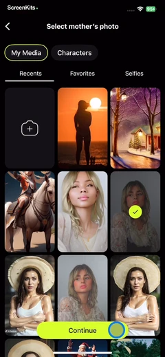 Diffuse - AI Video Generator mobile app UI screen 10