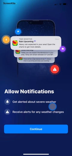 Weather Radar - NOAA Channel permissions UI screen 7