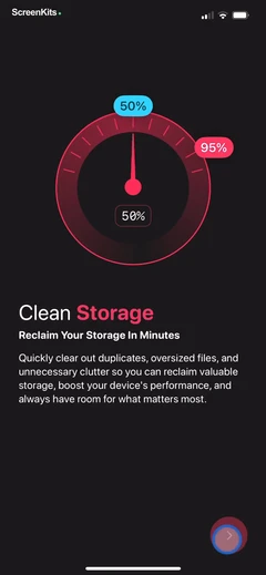 Clean Now- Phone Storage Saver mobile app UI screen 4