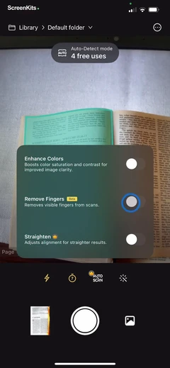vFlat Scan - PDF & OCR Scanner mobile app UI screen 11