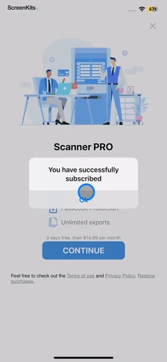 Scanner App To PDF paywalls UI screen 11