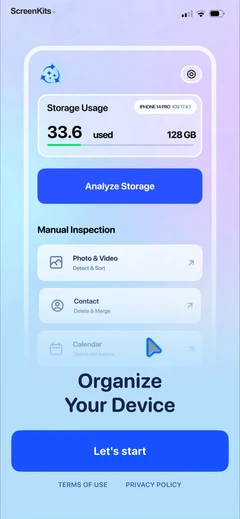 Clean Up Now- AI Cleaner mobile app UI screen 3