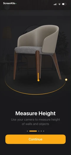 The Tape Measure & 3D Scanner mobile app UI screen 5