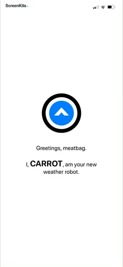 CARROT Weather- Alerts & Radar mobile app UI screen 11