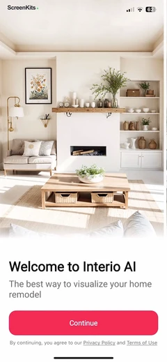 ai-interior-design-interio onboarding UI screen 6