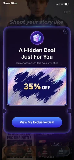filmit-ai-ai-cinematic-video mobile app UI screen 3