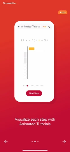 Photomath mobile app UI screen 7