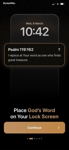holy-bible-widget-daily-verse mobile app UI screen 5