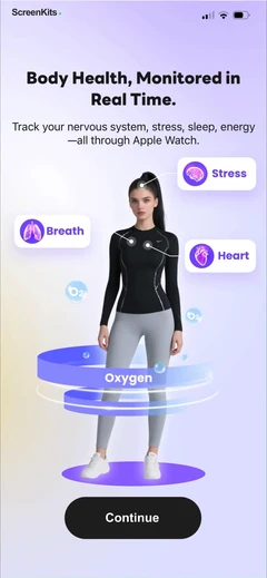BodyWave: Health Tracker mobile app UI screen 10