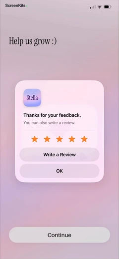 stella-manifest-anything mobile app UI screen 8