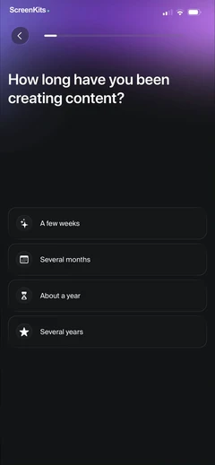 blow-up-go-viral-with-ai mobile app UI screen 5
