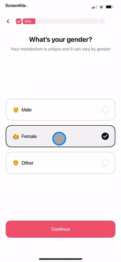 Welmi - Calorie Counter & Diet mobile app UI screen 10