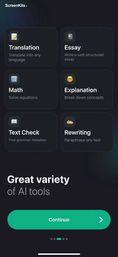 AI Expert mobile app UI screen 8