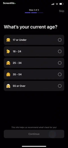 Cosplay- Future Baby Generator mobile app UI screen 10