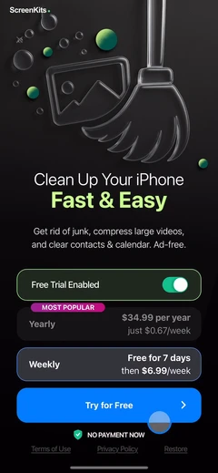 Cleaner Kit - Clean Up Storage paywalls UI screen 12