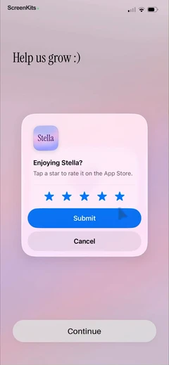 stella-manifest-anything mobile app UI screen 7