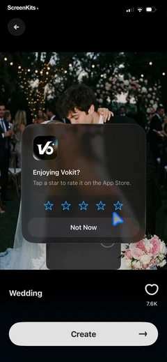 VoKit - Image Effects Creator mobile app UI screen 12